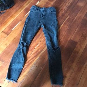 High waisted Zara black Jeans